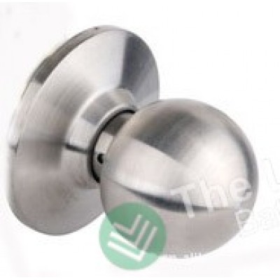 Door Lock Knob Satin Stainless Steel - Dummy Set